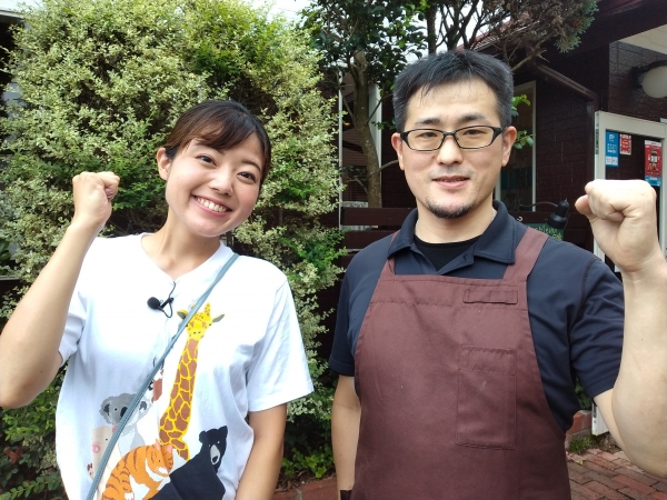 RCCアナウンサーの田村友里さんがご来店しました。の画像